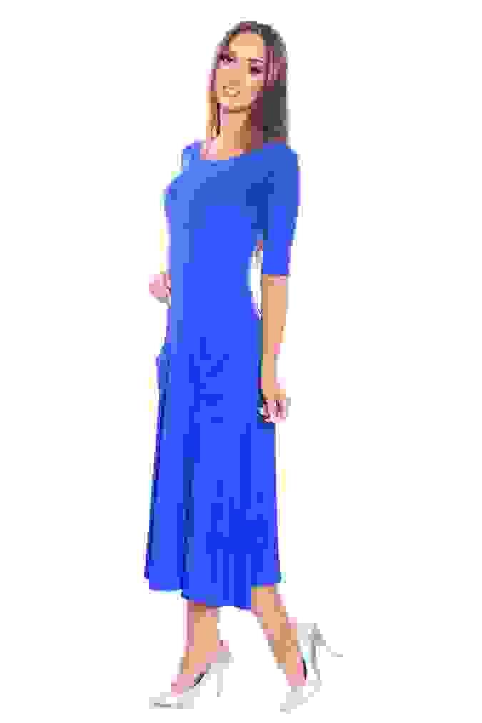 Sukienka B030 - Chabrowy