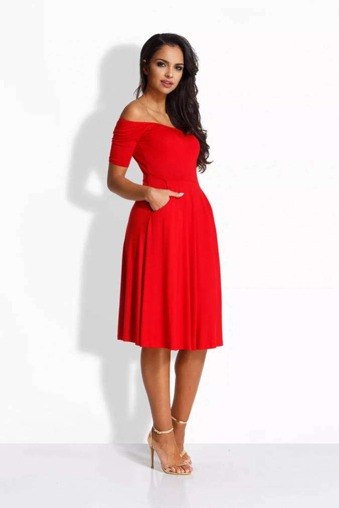 Sukienka 117EM - Czerwony