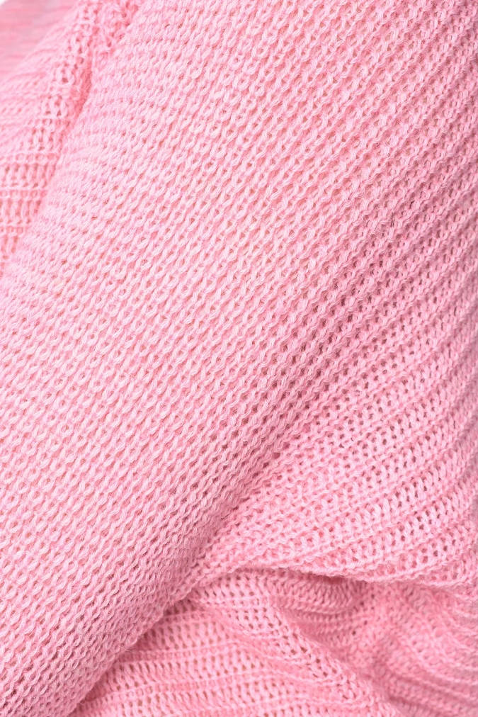 Bluzka swetrowa 125 - Różowy