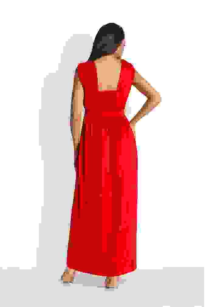 Sukienka 115EM - Czerwony