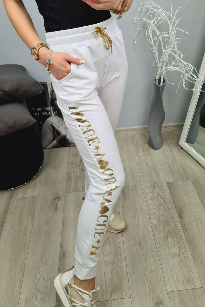 Spodnie 1105 - Biały