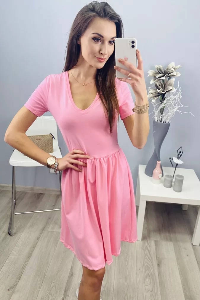 Sukienka 9301 - Różowy