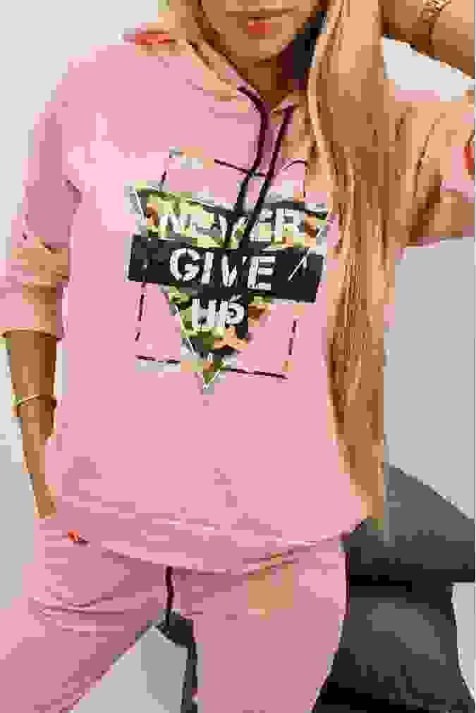 Dres NEVER GIVE UP S02 róż