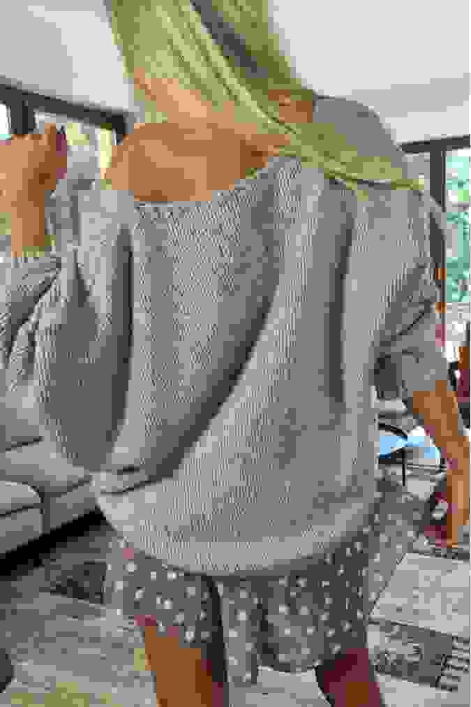 Sweter V KASHMIR 203 deep beige beżowy