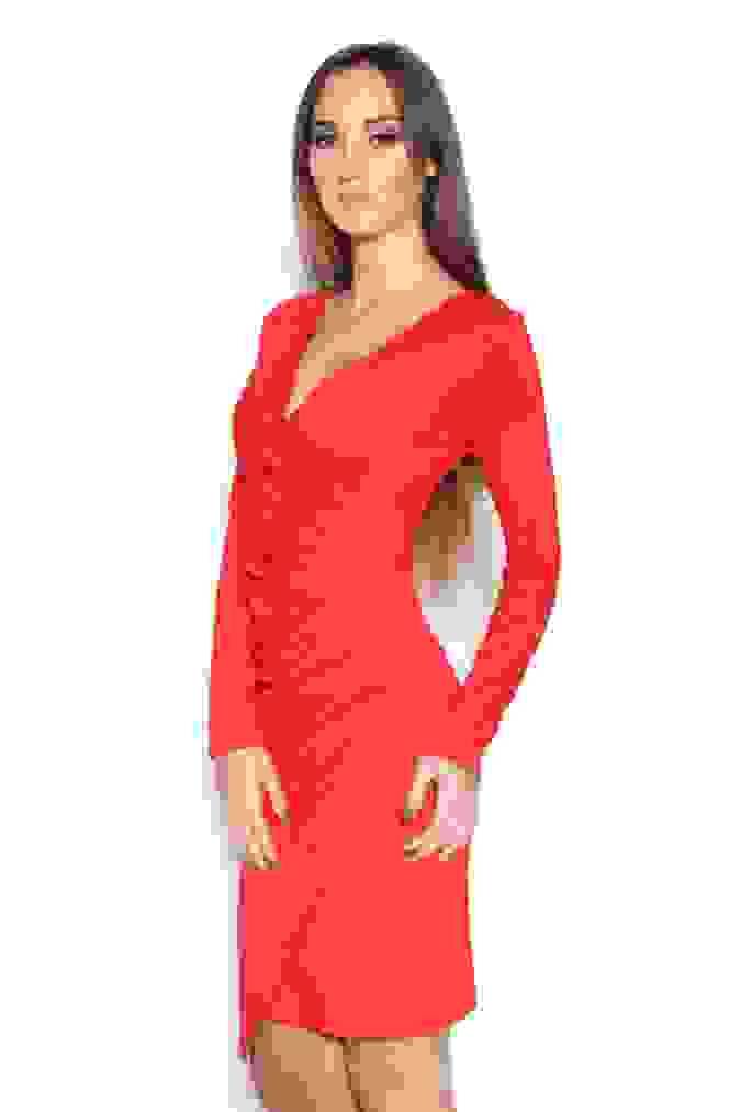 Sukienka 8136 - Czerwony